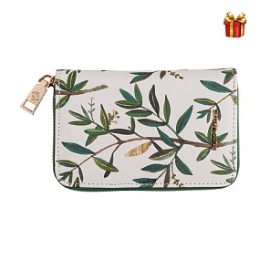Кошелек BrunoVisconti®
 (14 х 2 х 9 см)
"FLORA.ОЛИВА"
Арт. 14-095/04