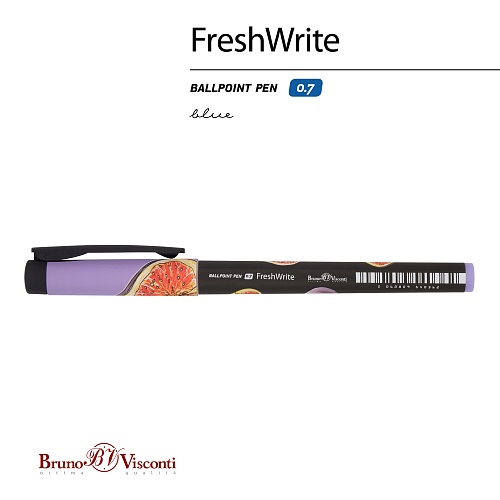 Ручка шариковая BrunoVisconti®
0.7 мм, синий
FreshWrite «FRESH &  FRUITY. ИНЖИР»
Арт. 20-0214/92: фото #5