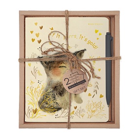 НАБОР ПОДАРОЧНЫЙ "ЛЮБОВЬ КАК ОНА ЕСТЬ. Котики. Счастье" (ДВЕ ТЕТРАДИ И РУЧКА)
Арт. 7-48-1271-2/4