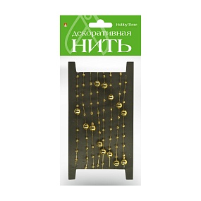 ДЕКОРАТИВНАЯ ЛЕНТА НИТЬ "ЖЕМЧУЖИНКИ",  ДЛИНА 2 М,  ВИД 2 
Арт. 2-767/02