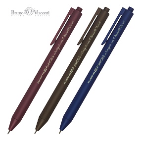 Ручка шариковая автоматическая BrunoVisconti®
0.38 мм, синий
PointClick Original
Арт. 20-0379