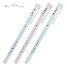 Ручка гелевая BrunoVisconti®
"FINEWRITE" 
0.38 мм, Zefir  черный
Арт. 20-0392/42