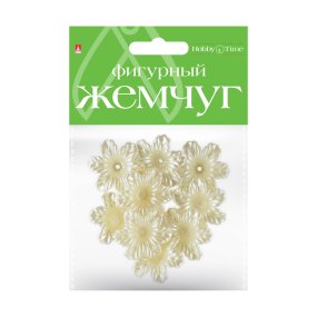 БУСИНЫ ФИГУРНЫЕ ПОД ЖЕМЧУГ "ФИАЛКИ", 33 ММ
Арт. 2-372/11