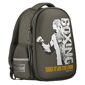 Рюкзак BrunoVisconti®
облегченная капсула
темно-серый  с эргономичной спинкой
«БОКС»
Арт. 12-001-102/06