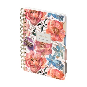 ЗАПИСНАЯ КНИЖКА "ART JOURNAL" А5,120 Л. НА ГРЕБНЕ, С РАЗДЕЛИТЕЛЯМИ "ФЛОРА.ЦВЕТОЧНАЯ ФЕЕРИЯ"
Арт. 3-737/23