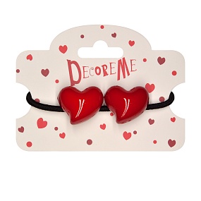 РЕЗИНКА ДЛЯ ВОЛОС "ПАРОЧКА СЕРДЕЧЕК" 1 ШТ, 3 ЦВЕТА
Арт. 2-712/25