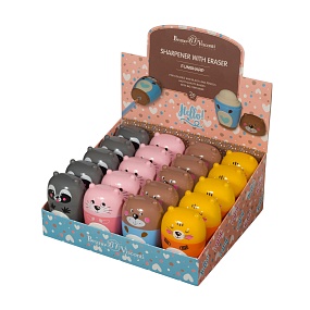 Точилка BrunoVisconti®
 (48 х 75 х 35 мм)
"FUNSHARP" мультиколор
Арт. 35-0021
цвет в ассортименте