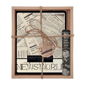 Набор подарочный "ГАЗЕТА-5" (две тетради и ручка в тубе)
Арт. 7-48-1146-3/5