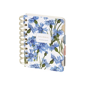 ЗАПИСНАЯ КНИЖКА "ART JOURNAL" А6,120 Л. НА ГРЕБНЕ, С РАЗДЕЛИТЕЛЯМИ "FLORA.ВАСИЛЬКИ"
Арт. 3-568/28