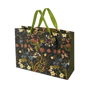 Пакет бумажный упаковочный подарочный BrunoVisconti®
 (360 х 260 х 120 мм)
"FLORA.ЛЕСНЫЕ ЯГОДЫ "
Арт. 2-854/03