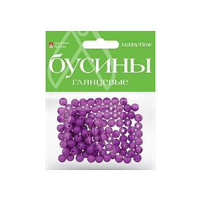 БУСИНЫ КРУГЛЫЕ ГЛЯНЦЕВЫЕ, Ø 8 ММ, 10 ЦВ
Арт. 2-584/02
