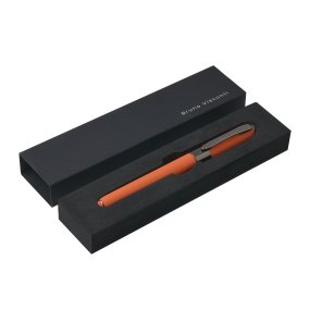 Ручка шариковая BrunoVisconti®
"MONACO" цвет корпуса оранжевый
0.5 мм, синий, в картонном черном  футляре
Арт. 20-0125-28/09