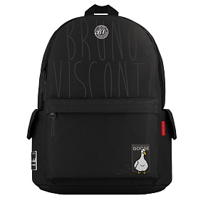 Рюкзак BrunoVisconti®
молодежный
черный 
«ГУСИ»
Арт. 12-003-166/01