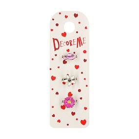 КОЛЬЦО 3 ШТ, 6 ВИДОВ
Арт. 2-791/02