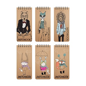 SKETCHBOOK BrunoVisconti®
105х220  мм, 120 л.
Крафт 70 г, на гребне
Арт. 1-553/02
обложка в ассортименте