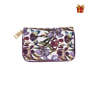 Кошелек BrunoVisconti®
 (14 х 2 х 9 см)
"FLORA.ИРИСЫ"
Арт. 14-095/07