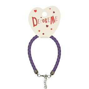 ШНУРОК С ЗАСТЕЖКОЙ ИЗ ЭКОКОЖИ ПЛЕТЕНЫЙ КРУГЛЫЙ,  Ø 5 ММ,  1 ШТ, 21 СМ, 3 ЦВЕТА 
Арт. 2-155/18