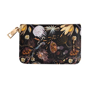 Кошелек BrunoVisconti®
 (14 х 2 х 9 см)
"FLORA.НОЧНЫЕ ЦВЕТЫ"
Арт. 14-095/01