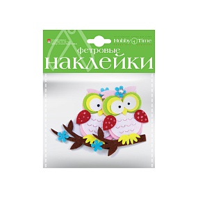 ДЕКОРАТИВНЫЕ НАКЛЕЙКИ ИЗ ФЕТРА. НАБОР № 21 "СКАЗОЧНЫЕ СОВЫ" ( 3 ВИДА ) 
Арт. 2-093/21