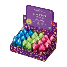 Точилка BrunoVisconti®
 (27 х 25 х 62 мм)
"EASYSHARP" розовый, синий, зеленый
Арт. 35-0007
цвет в ассортименте