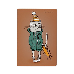 Тетрадь общая BrunoVisconti®
А6 (105 х 148 мм)
"RAINY CAT" 32 л., без линовки
Арт. 7-32-004/13