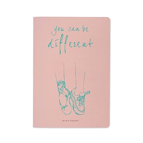 Тетрадь общая BrunoVisconti®
А5 (147 х 210 мм)
"BE DIFFERENT" 40 л., клетка
Арт. 7-40-001/124