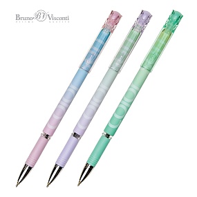 Ручка шариковая масляная BrunoVisconti®
"COLORSURF.ZEFIR" 0.5 мм, синяя
Арт. 20-0205/51