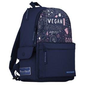 Рюкзак BrunoVisconti®
молодежный
синий 
«VEGAN»
Арт. 12-003-142/02