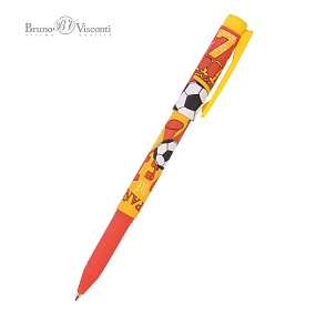 Ручка шариковая BrunoVisconti®
0.7 мм, синий
FreshWrite «ФУТБОЛ.ЧЕМПИОНЫ. ИСПАНИЯ»
Арт. 20-0214/106