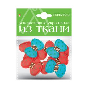 ДЕКОР ИЗ ТКАНИ, НАБОР №13  "БАНТИКИ М" ( 7 ВИДОВ ) 
Арт. 2-159/09