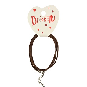 ШНУРОК С ЗАСТЕЖКОЙ ИЗ ИСКУССТВЕННОЙ ЗАМШИ, 1 ШТ, 60 СМ,  3 ЦВЕТА
Арт. 2-155/02