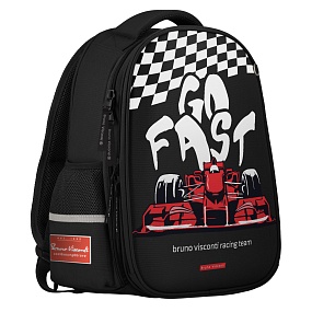 РЮКЗАК-КАПСУЛА ЧЕРНЫЙ  С ЭРГОНОМИЧНОЙ СПИНКОЙ "GO FAST" 
Арт. 12-009-084/01