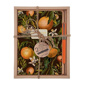 НАБОР ПОДАРОЧНЫЙ "FLORA.PARADISE.Oranges" (ДВЕ ТЕТРАДИ BV И РУЧКА)
Арт. 7-40-001/216-3
