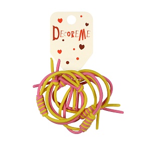 РЕЗИНКА ДЛЯ ВОЛОС 4 ШТ, 2 ЦВЕТА 
Арт. 2-712/348