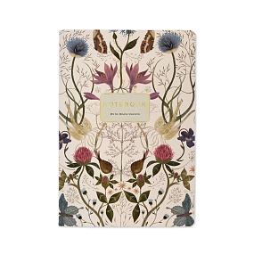 Тетрадь общая BrunoVisconti®
А5 (147 х 210 мм)
"SYMMETRICAL FLORA" 40 л., линейка
Арт. 7-40-505/33