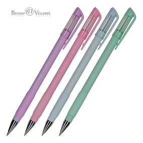 Ручкa BrunoVisconti
шариковая, 0.5 мм, синяя
EasyWrite. ZEFIR
Арт. 20-0206