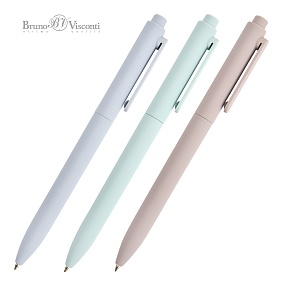 Ручка шариковая автоматическая BrunoVisconti®
"SOFTCLICK.MORANDI" 
0.7 мм, синяя
Арт. 20-0516