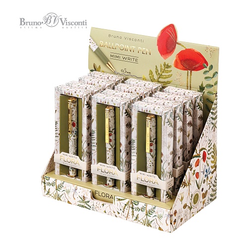 Ручка шариковая BrunoVisconti®
"MIMIWRITE. FLORA.Луговые травы"
0.5 мм  
Арт. 20-0483                                                                                                                                                                   : фото #11