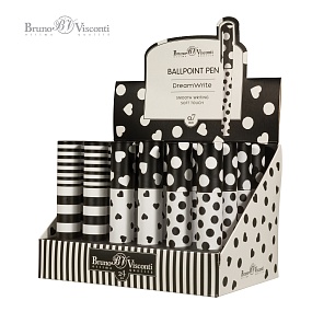 Ручка шариковая BrunoVisconti®
0.7 мм, синий
DreamWrite "BLACK&WHITE"
Арт. 20-0264/19