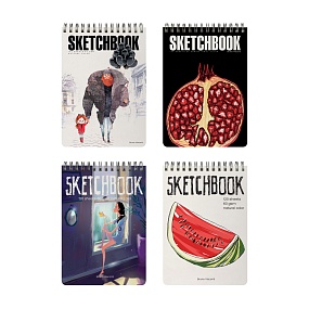 SKETCHBOOK BrunoVisconti®
185х250  мм, 120 л.
Пухлая 60 г, на гребне
Арт. 1-552/01
обложка в ассортименте