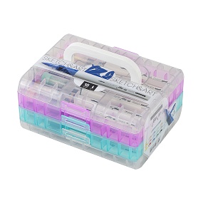 НАБОР МАРКЕРОВ-КИСТЕЙ  АКРИЛОВЫХ "SKETCH&ART" 18 ЦВ., УВЕЛИЧЕННЫЙ ОБЪЕМ
Арт. 22-0176/01