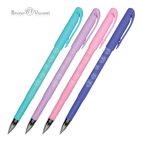 Ручкa BrunoVisconti
гелевая пиши-стирай, 0.5 мм, синяя
DeleteWrite «СОВУШКИ»
Арт. 20-0260: фото #0
