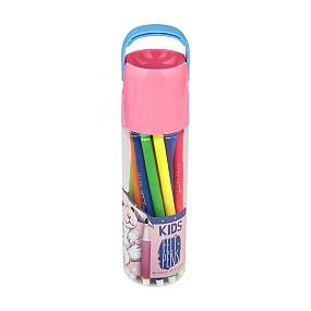 Фломастеры BrunoVisconti®
18 цветов KIDSCOLOR
пластиковая туба 
Арт. 32-0066