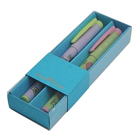 НАБОР ИЗ 2-Х РУЧЕК "FreshWrite.Авокадо" ШАРИКОВАЯ, 0.7 ММ, СИНЯЯ (голубой футляр) 
Арт. 20-0214/6162