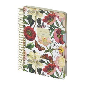ЗАПИСНАЯ КНИЖКА "ART JOURNAL" B5,120 Л. НА СПИРАЛИ, С РАЗДЕЛИТЕЛЯМИ "FLORA.ПИОНЫ"
Арт. 3-819/05