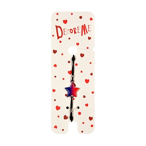 БРАСЛЕТ НА РЕЗИНКЕ, "ЗВЕЗДОЧКА"  5 ЦВЕТОВ
Арт. 2-711/08