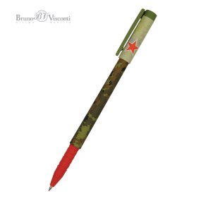 Ручка BrunoVisconti®
шариковая, 0.5 мм, синяя
FunWrite «MILITARY»
Арт. 20-0212/06