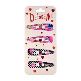 ЗАКОЛКА ДЛЯ ВОЛОС 5 СМ, 4 ШТ, 4 ЦВЕТА
Арт. 2-719/73