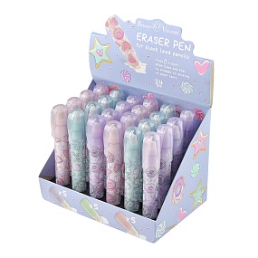 Ластик-ручка BrunoVisconti®
 (215 х 19мм)
"СЛАДКОЕ НАСТРОЕНИЕ"со сменными насадками
Арт. 42-0065