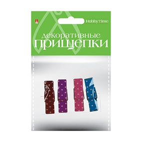 ДЕКОРАТИВНЫЕ ПРИЩЕПКИ. НАБОР №14 "ГОРОШЕК"
Арт. 2-360/14